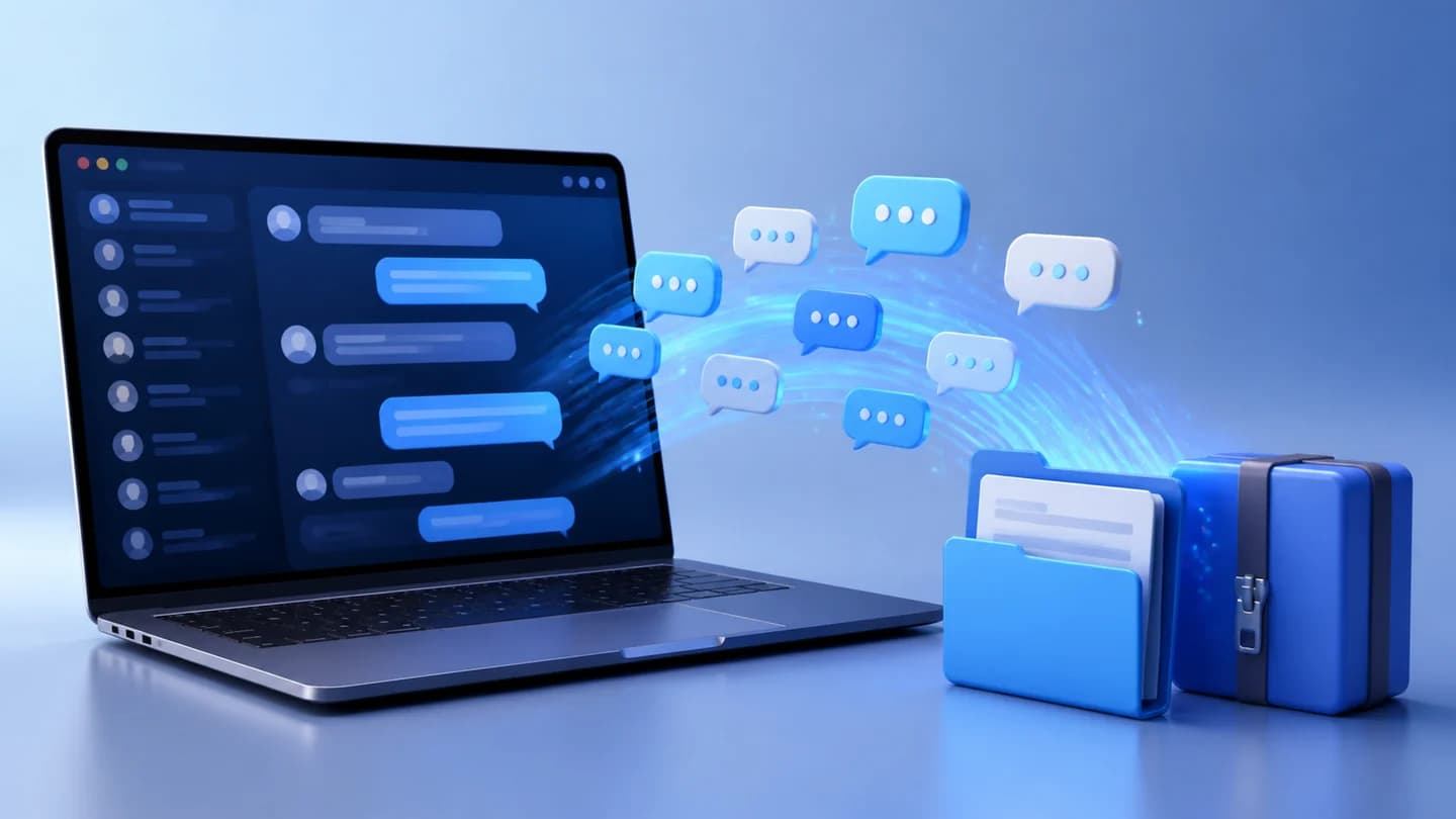 Как экспортировать историю чата Telegram на компьютере (2026)